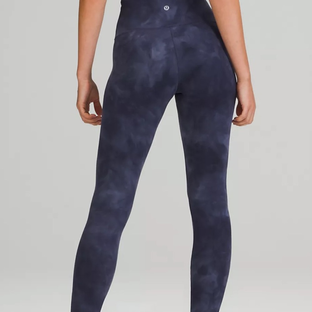 Lululemon Wunder Train Blue Diamond Dye